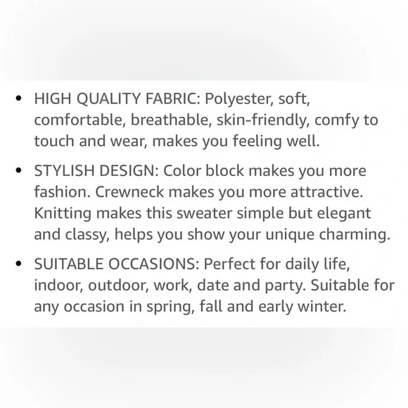 Amazon Lightning Knit Sweater S (oversized) - Picture 5 of 5